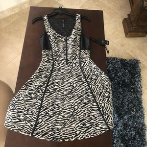 Zebra print dress